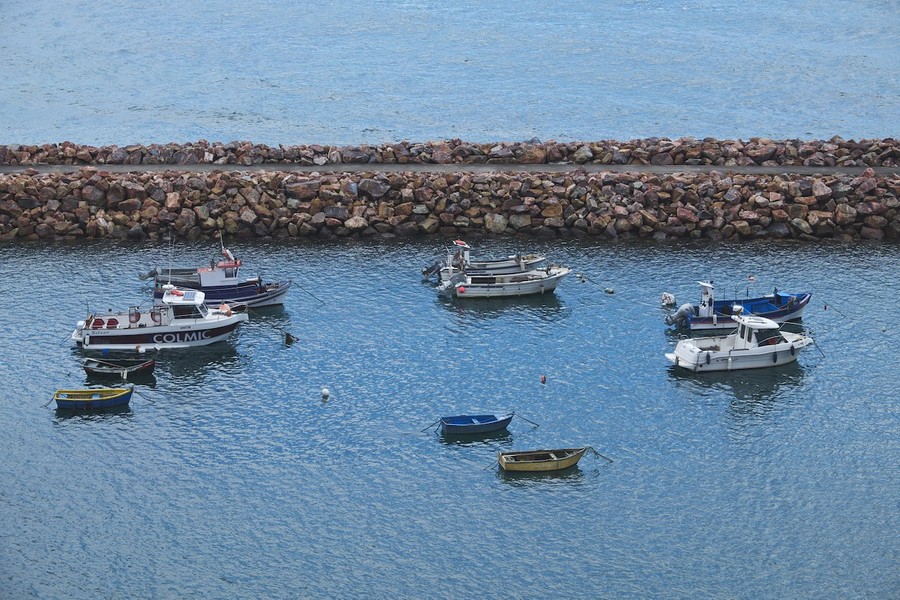 Porto de abrigo na Ponta das Barcas